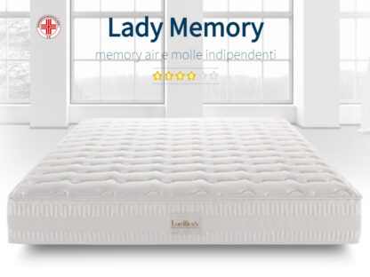 Materasso Lady Memory con molle indipendenti e Memory Air