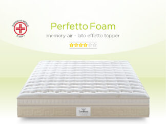 Perfetto Foam memory air - lato effetto topper